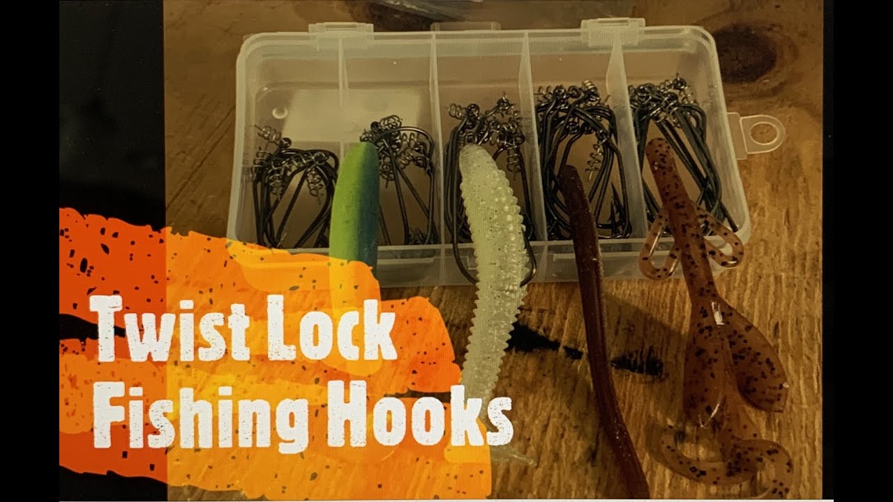 Twist lock Fishing Hooks it's great for fishing Bass.. YouTube