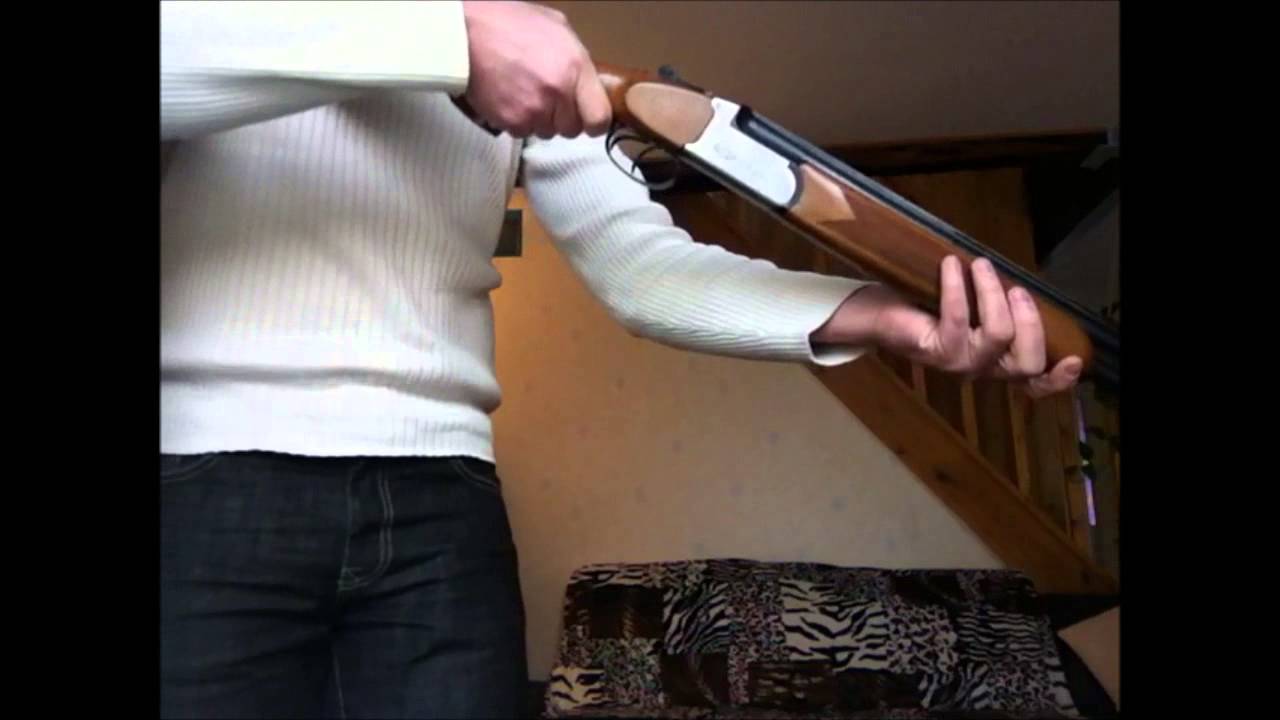 Fusil calibre 20 superposé un coup par canon chasse ball