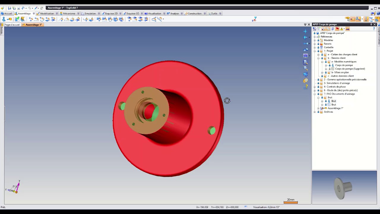 Tuto Préparation d'usinage dans TopSolid 7 - YouTube
