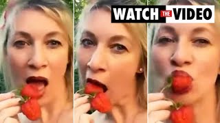 Putin’s aide posts sexy video of herself fondling strawberries