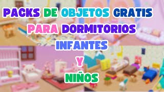 PACKS DE OBJETOS GRATIS PARA DORMITORIOS INFANTES2023 SIMS 4