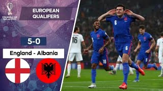 England 5-0 Albania| Anthems and all goals | 2022 WC Qualifier Highlights