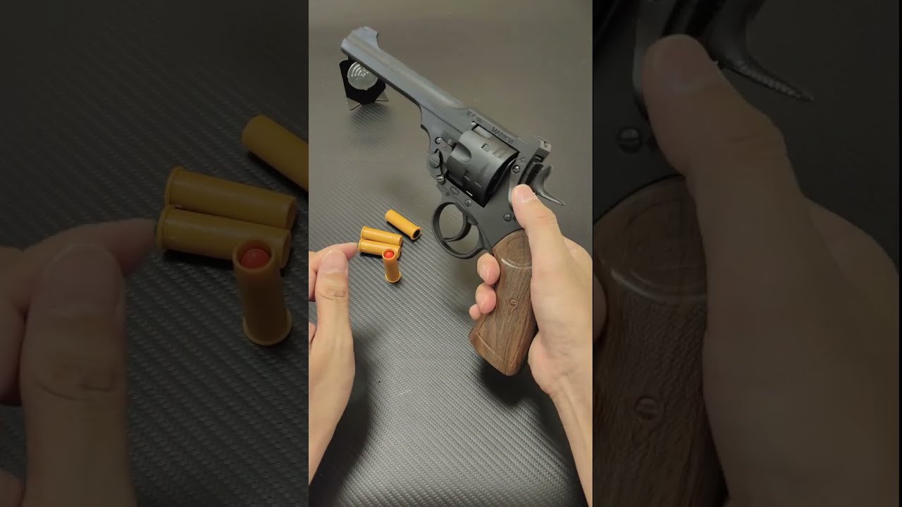Webley MK VI Revolver Soft Bullet Toy Gun - link in comment