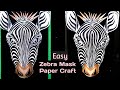 How to make zebra mask zebra costume animal mask schoolcraftideas zebramask ckartdesign