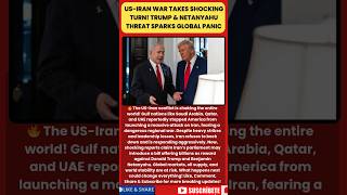 US-Iran War Explodes! Gulf Nations Stop America’s Massive Attack on Iran #shorts #news #techtrending