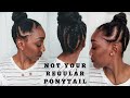 NOT YOUR REGULAR TWIN PONYTAIL + TWISTED CROWN| Ladeesnuggz A