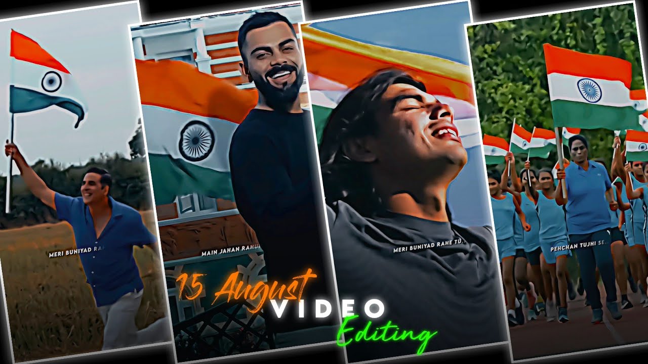A Step-by-Step Guide to Editing 15 August Status Video Editing | Independent Day Status Editing