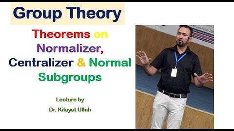 Group Theory | Few Theorems on Normalizer Centralizer & Normal Subgroups