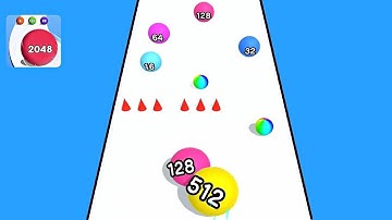 Ball Run 2048 Real Merge ! All Levels Gameplay (469-482) android,ios