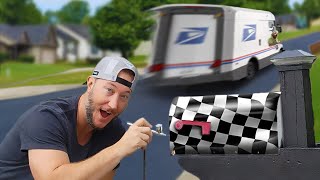 Why I Transformed My Mailbox into a Checkered Flag Masterpiece