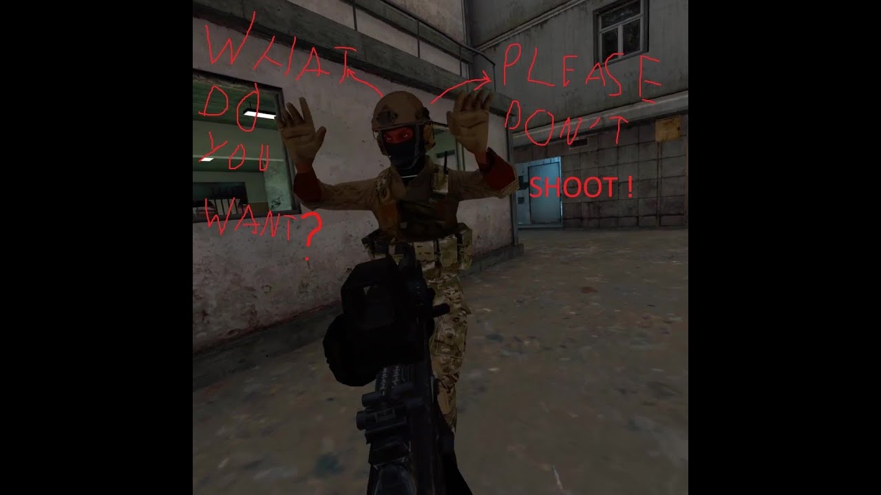 HOSTAGE SITUATION....How to take someone in hostage in VR Onward