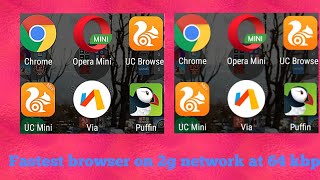 Fastest  browser on 2g network at 64 kbps screenshot 4