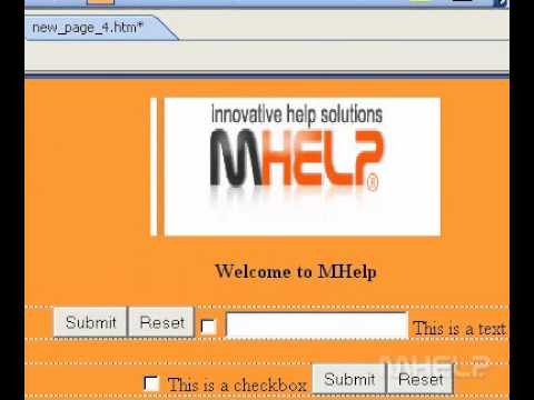 Microsoft Office FrontPage 2003 Add an option button to a form