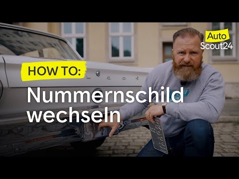 Video: Werden Nummernschilder mit Schrauben geliefert?