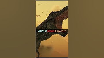What If Moon Explodes?  #shorts