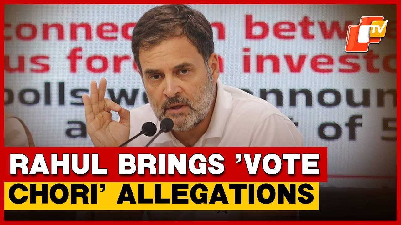 Rahul Gandhi Claims Vote Manipulation In Haryana; Brings Serious Allegations Against BJP