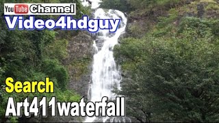 Waterfall HD 3 hours Screensaver peaceful relaxing, nature sound Video WF05 | art411waterfall™