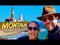 Montauk Point Lighthouse / Camp Hero / Gift Shops / Eating Lobster in a Noisy Hotel / The Big Duck