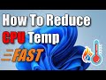 The FASTEST Way to Lower Windows CPU Temp (One-Click Fix!)