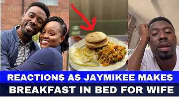 Breakfast In Bed: Reactions As JayMikee Asks Wife To Rate Cooking Skill