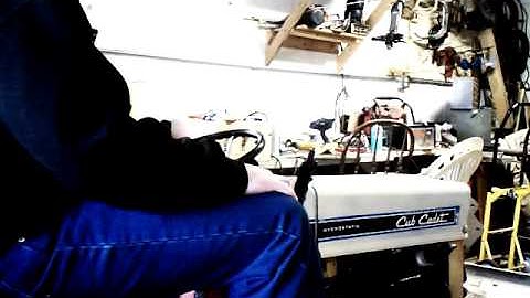 Cub cadet 127 cold start