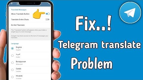 Telegram Translations are Currently Disabled or Unavailable Problem | Telegram Translate Not Working