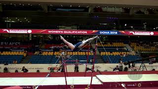 ADALSTEINSDOTTIR Thelma (ISL) - 2018 Artistic Worlds, Doha (QAT) - Qualifications Uneven Bars
