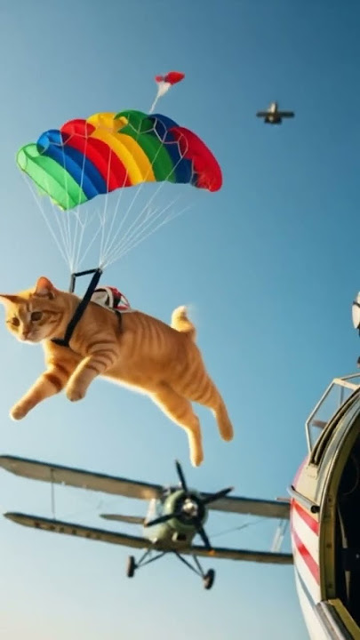 Skydiving Cat! The Internet's Newest Daredevil