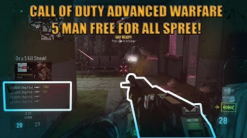 Call of Duty: Advanced Warfare 5 Man FFA Feed!
