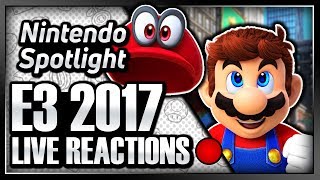 Nintendo E3 2017 LIVE REACTION - New Kirby, Metroid Prime 4, & Super Mario Odyssey! (Spotlight)
