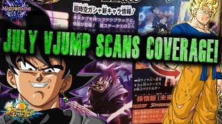 Transforming Future Gohan And Base Form Goku Black Incoming - July Vjump Scans - Db Legends