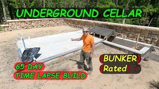 Man Builds Underground Bunker, Start to Finish 65 Day Time Lapse Build