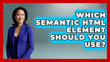 Which Semantic HTML Element Should You Use? - Simple HTML Studio