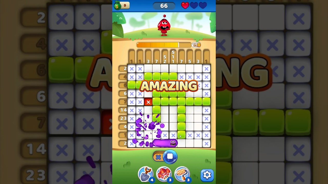 Nono Crossing Picture Nonogram level 66