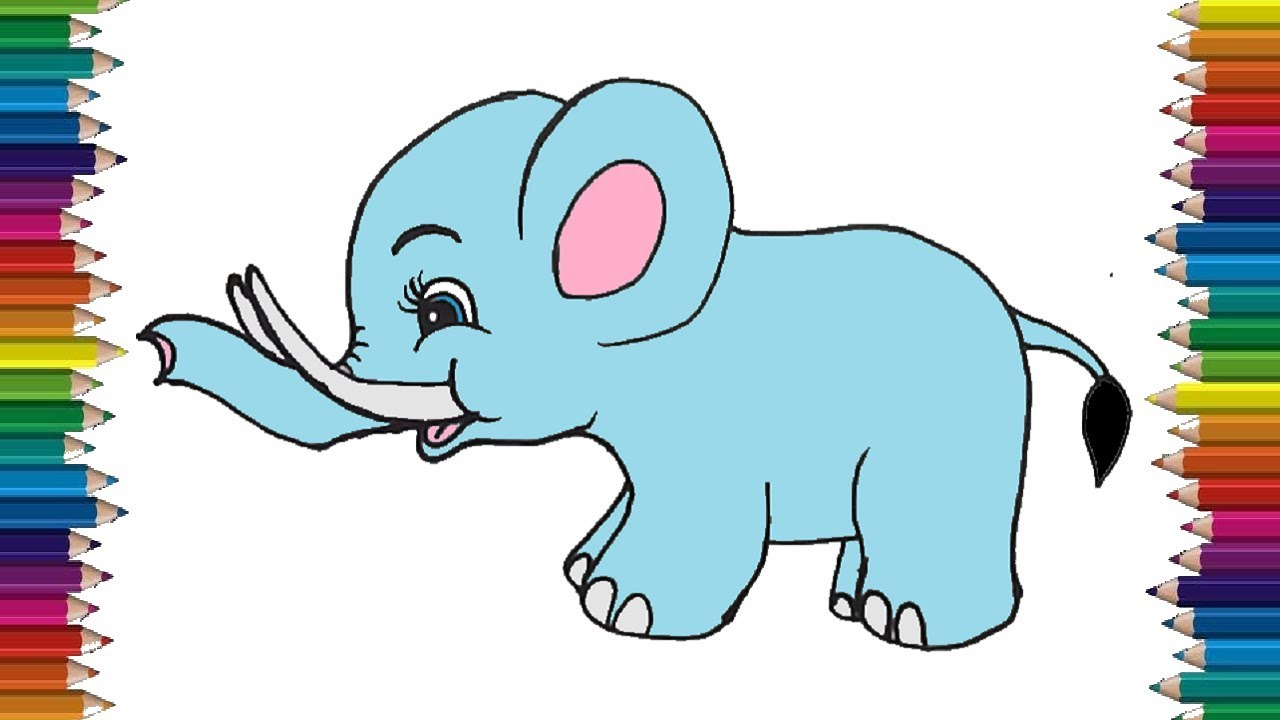 small elephant drawing