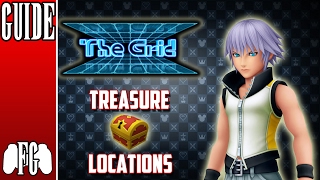 Treasure Chest Locations: The Grid Riku | Kingdom Hearts Dream Drop Distance HD (2.8)