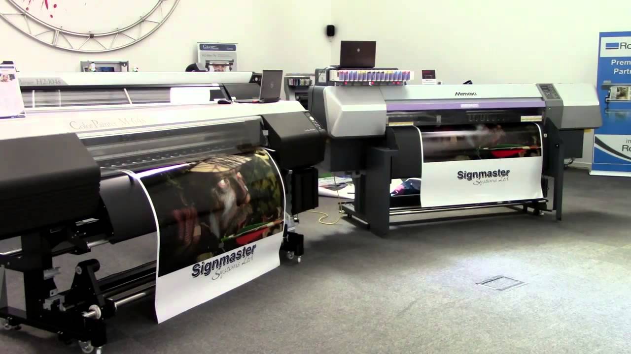 OKI M64-s VS Mimaki JV5