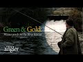 Green  gold winter perch on the river kennet