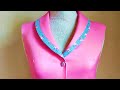 Basic collar neck sewing tips  easy technique for beginners