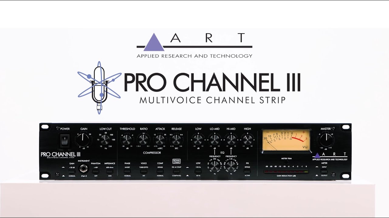ART PRO CHANNEL III | プリ｜コンプ｜EQ搭載の真空管マルチボイス