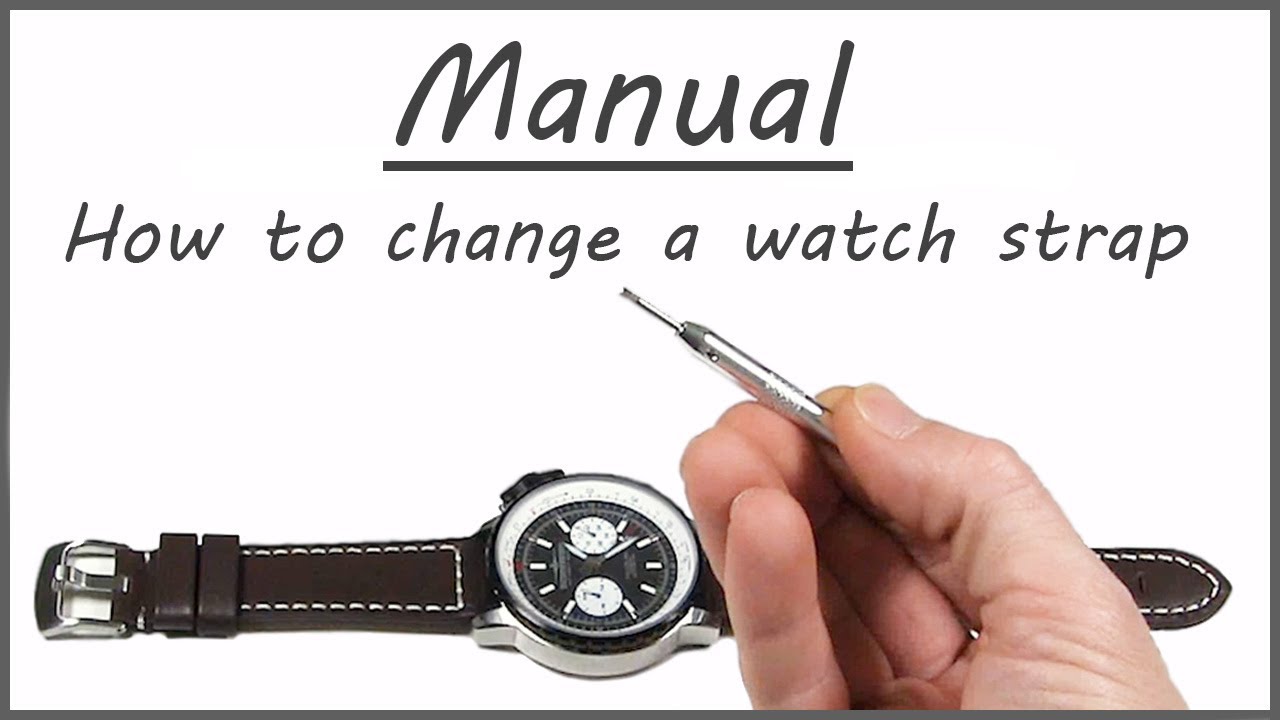 Change a Watch Strap Remove and install a Watch Strap YouTube Change a Watch Strap Remove and install a Watch Strap YouTube