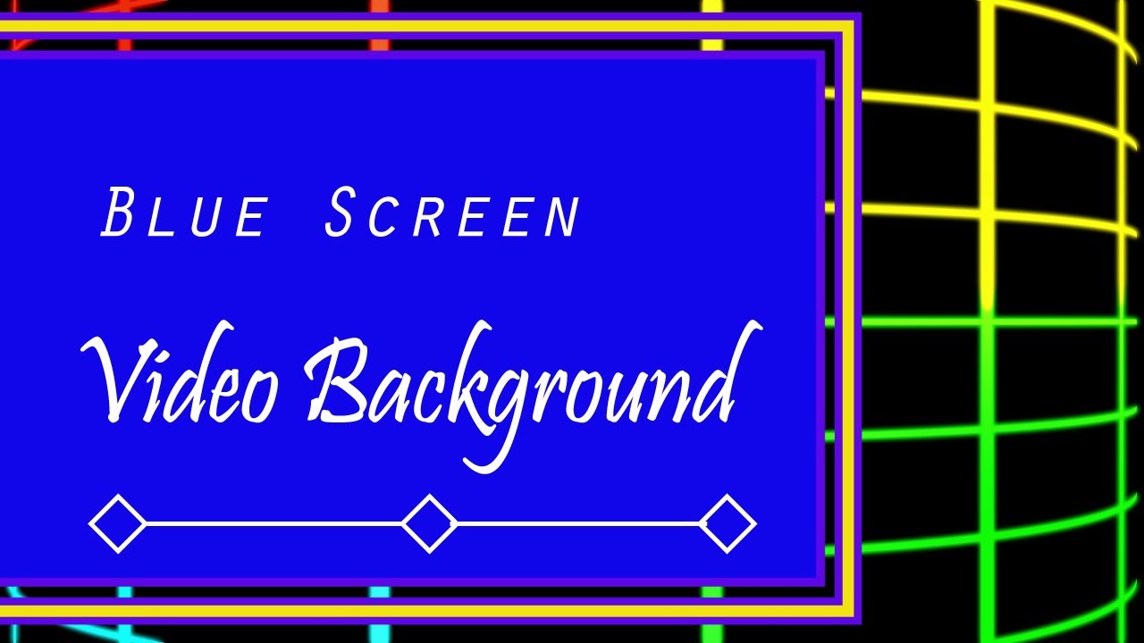 Blue Screen Video Background ǁ Video Background Animation ǁ After