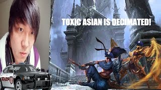 T0XIC ASIAN(Jinbop) IS POUNDED! AZIR AND YASUO WOMBO COMBO!