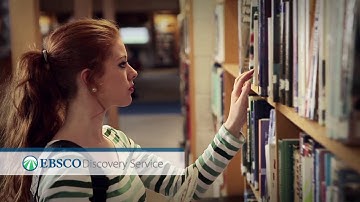 Finding Reliable Library Resources with EBSCO Discovery Service