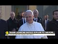 Donald Trump Criticises Pope After Chicago Mayor's Vatican Visit | WION NEWS