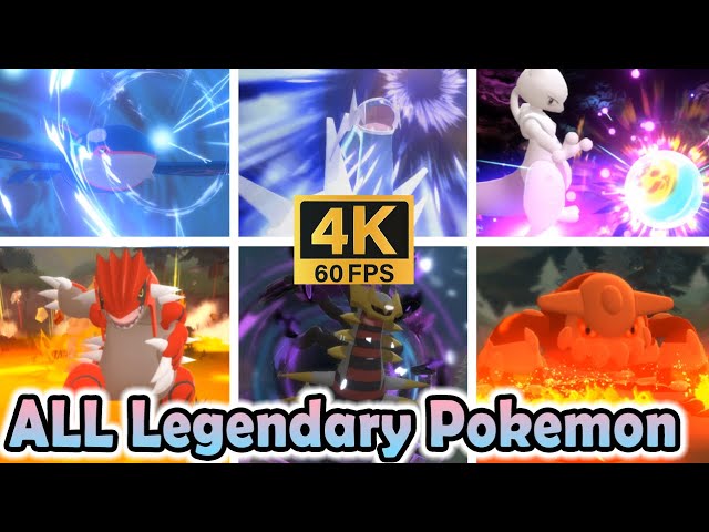 All Legendary Pokémon + Signature Moves in Pokémon Brilliant Diamond &  Shining Pearl 