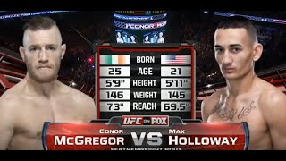 Conor McGregor vs Max Holloway (FULL FIGHT HIGHLIGHTS)