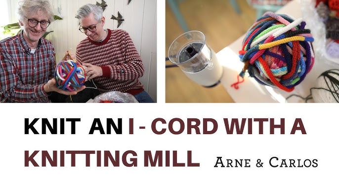 Addi Egg-Cord Knitting Plastic Machine 6 needles Black/Red/Gold, One Size  (#A12)