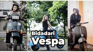 Viral Cewek -  Cewek Cantik Naik Vespa Part 1