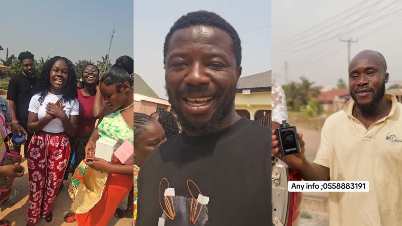 Hustle mode on! 🔥 Kwaku Manu pushes his perfume brand and links up with Akabenezer & Ama Pokuaa.